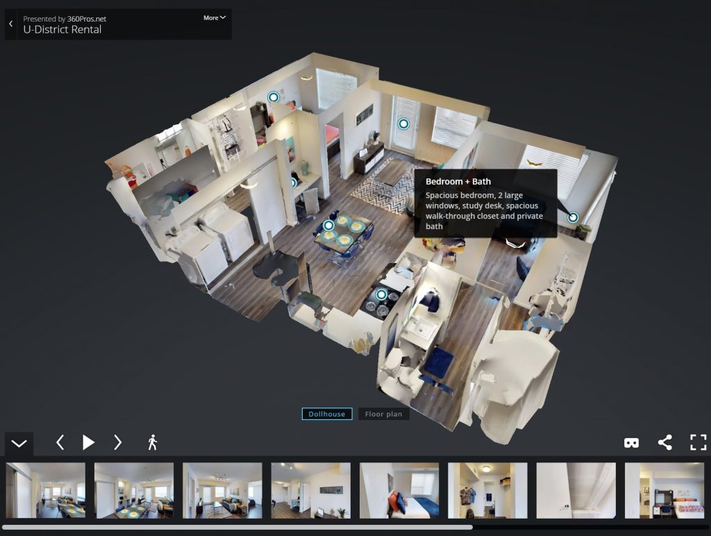 3D Dollhouse View